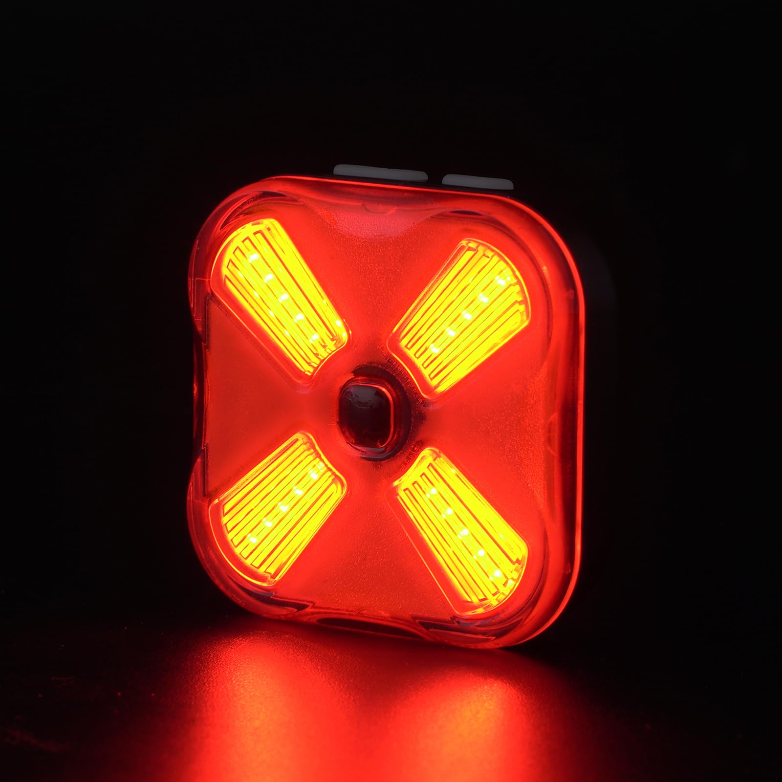 RAVEMEN CL06 50 Lumens Bike Tail Light with Brake Sensor, Sensor, 7 Modes, Easy Install, IPX6 Waterproof Rear Light for Round/Aero Seatpost