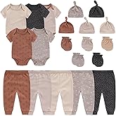 JELYLOVE Unisex Baby Boy Girl Bodysuits Sets 20 Pack Cotton Casual New Born Clothes Comfort Infant Outfit Essentials