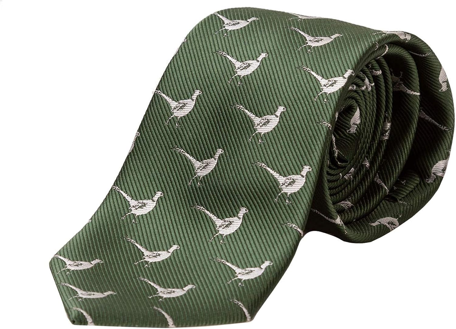 Rydale Men's Shooting Tie Pheasant Patterned Necktie Country Print