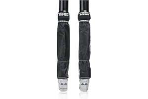 Acerbis 0024421.090 Z-MUD Fork Gaiter Black, Set of 2