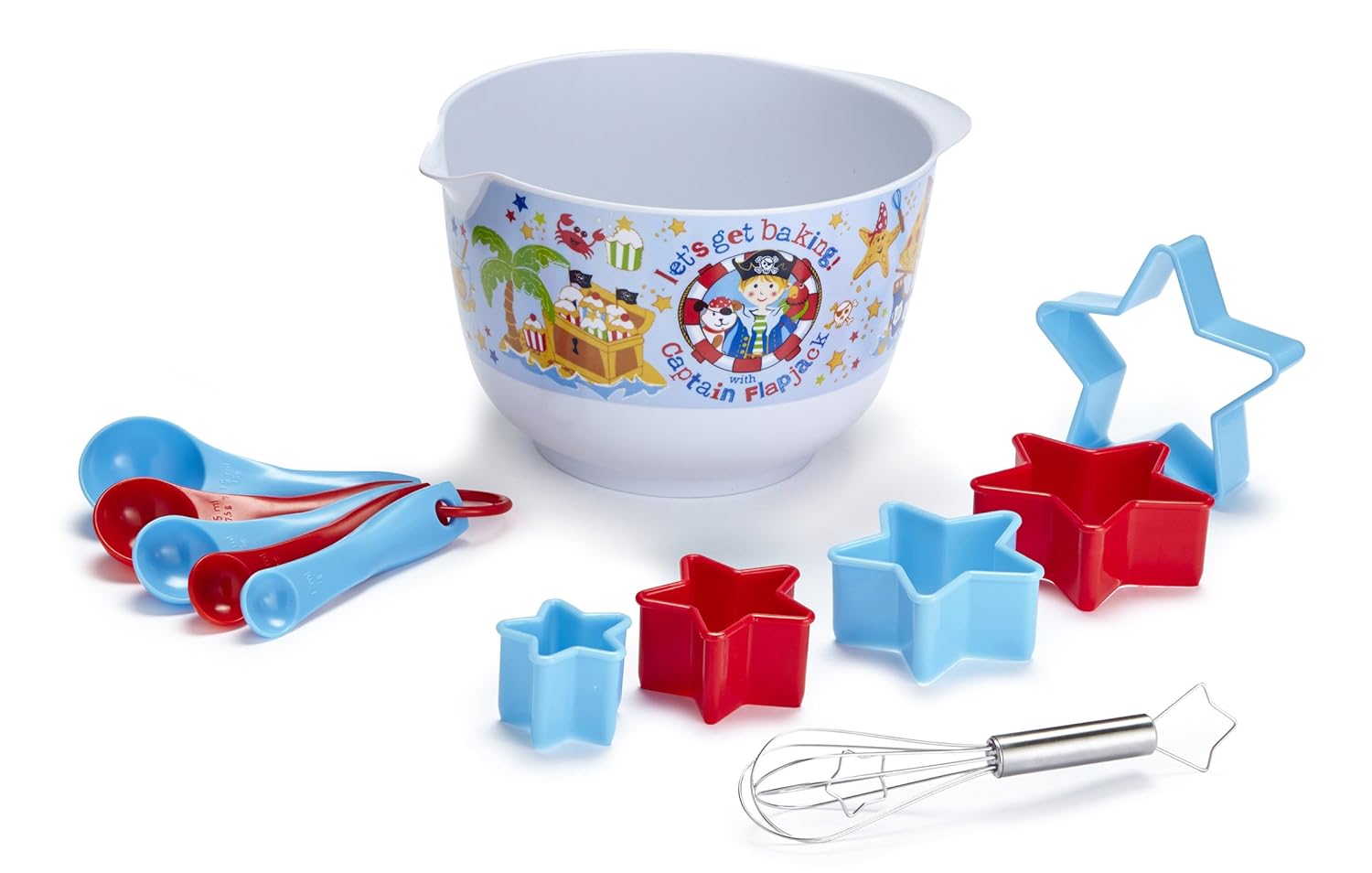 Cooksmart Kids Captain Flapjack Mixing Bowl Set Amazon.co.uk Kitchen