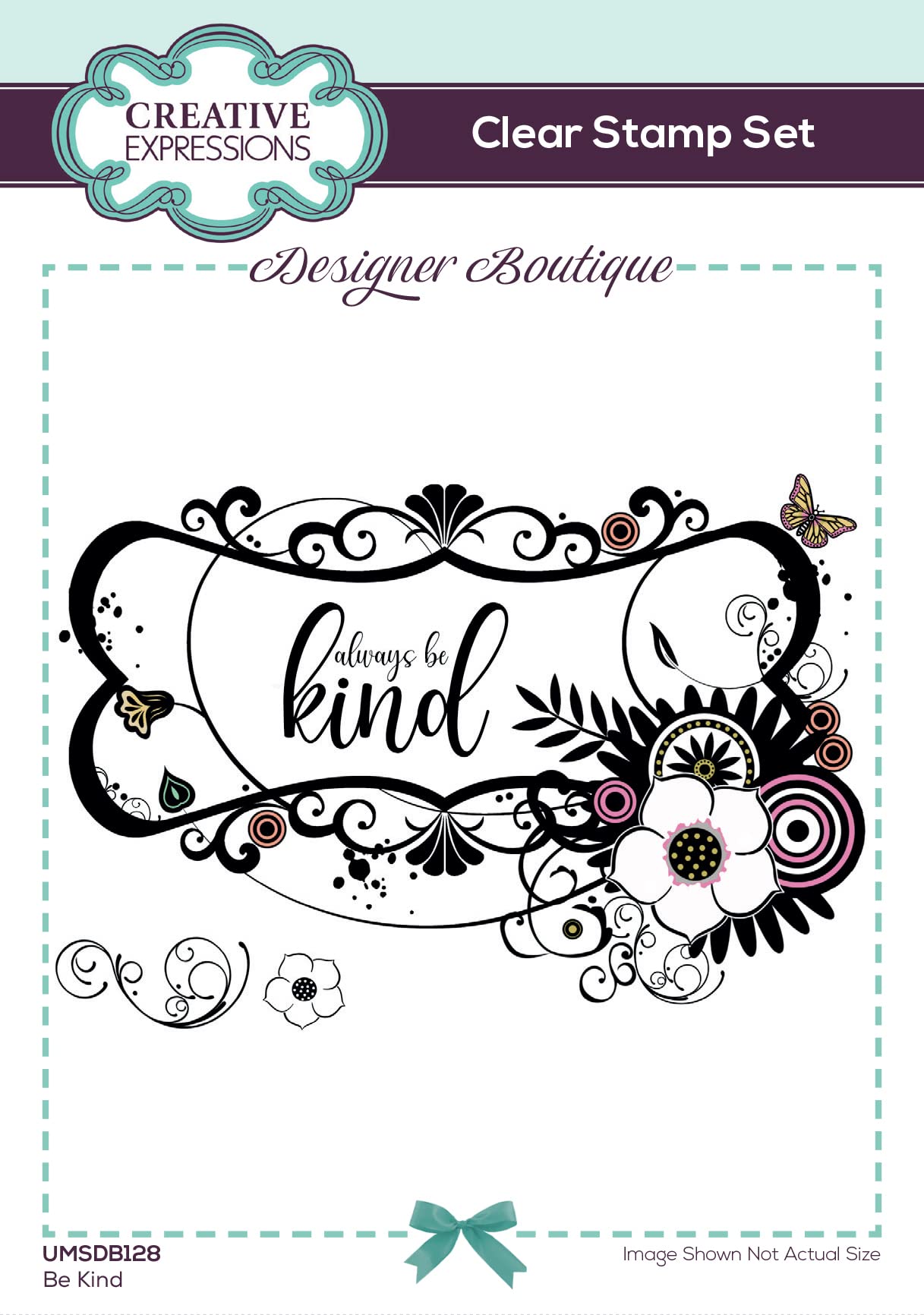 Creative Expressions Designer Boutique-Be Kind-Clear Stamp Set, 6 x 4 inches