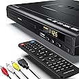 DVD Players for TV with HDMI, DVD Players That Play All Regions, Simple DVD Player for Elderly, CD Player for Home Stereo Sys