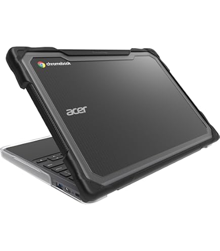 Acer Chromebook　spin 511 ブラック　PCケース付き 06C000 SlimTech薄型耐衝撃ハードケース Acer Chromebook Spin