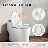 GRIFEMA G951 Toilet Seat Premium Antibacterial UF Material Quiet Close view 3