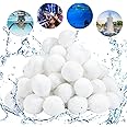 Aitsite 2.9 lbs Pool Filter Balls Eco-Friendly Fiber Filter Media for Swimming Pool Sand Filters (Equals 100 lbs Pool Filter Sand)