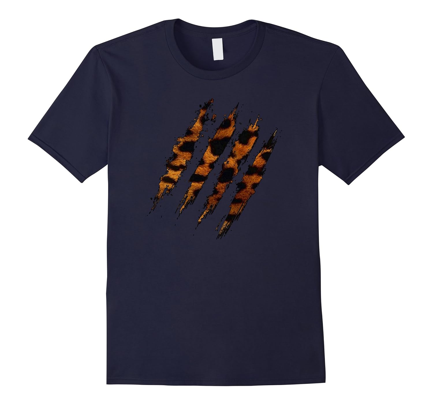 Leopard Print Shirt Leopard Claws Scratched T-Shirt-ANZ