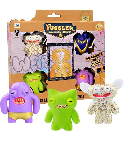 Amazon.com: Fuggler Gold Edition Collectible Figures 8 Pack Deluxe
