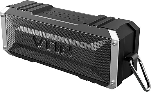 Vtin Punker Altavoz Bluetooth Estéreo Premium 20W Con Radiador Pasivo, Altavoz inalámbrico portátil con 25 HORAS de Emisión Continua para HuaWei, XiaoMi, Nexus, HTC, iPhone y iPad, etc.