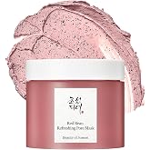 Beauty of Joseon Red Bean Pore Refreshing Mask Mud Cream Hydrating Wash Off Pack, Pore Cleansing Exfoliator, Korean Skin Care for Men and Women 140ml, 4.73 fl.oz
