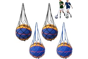 AEIMIAIDE 4PCS Football Kick Trainer Soccer Ball Net Kicker, Soccer Ball Net Kicker Soccer Return Trainer Net Aid Training Eq