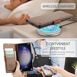SINIANL Samsung Galaxy S23 Plus Wallet Case with