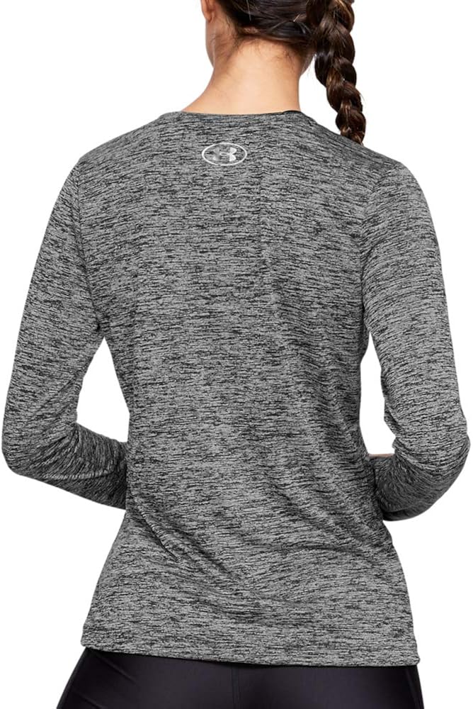 Under Armour Women's Tech Twist Crew Long Sleeve T-Shirt: Clothing