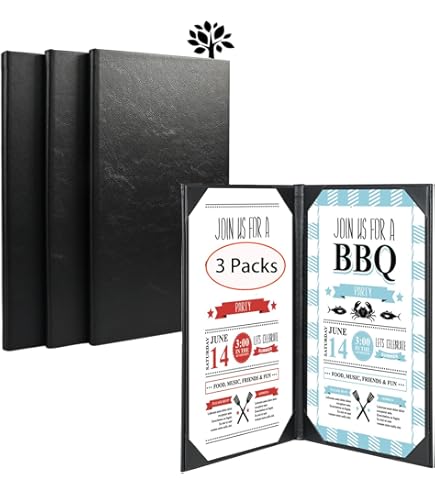 Buy Menu Covers, Single Page, One Pocket, Two View, For 8.5 X 14 Legal - View #2
