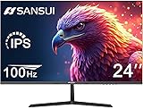 SANSUI 24 inch Monitor, IPS Display FHD Computer
