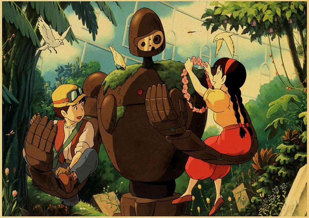 Castle In The Sky Robot Scene