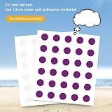 cypreason 120 Pcs UV Sunscreen Stickers Reapply Reminder Waterproof Sweatproof view 5