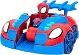 Spidey and His Amazing Friends Web Strike 2 in 1 Vehicle Launch Cycle view 4