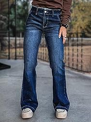 Flamingals Butt Lifting Low Rise Flamingo Jeans for