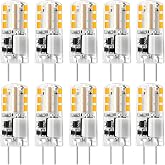 AIMEOKO G4 LED Bulb 12V (AC/DC) 2W - Warm White 2700K, Non-dimmable, Bi Pin Base, 10-Pack - Replace 10W-20W Halogen Bulbs for Home and Landscape Lighting