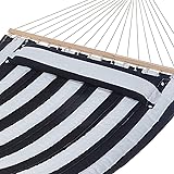 Galleon Amazonbasics Pillow Top Hammock Blue And White