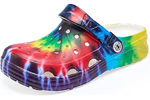 BIG WASP Kids Boys&Girls Black Camouflage Clogs Children's Beach Shoes Classic Marbled Tie Dye Clog Little Kid