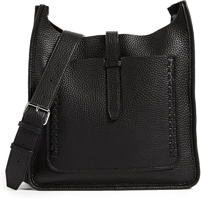 megan mini feed bag with whipstitch