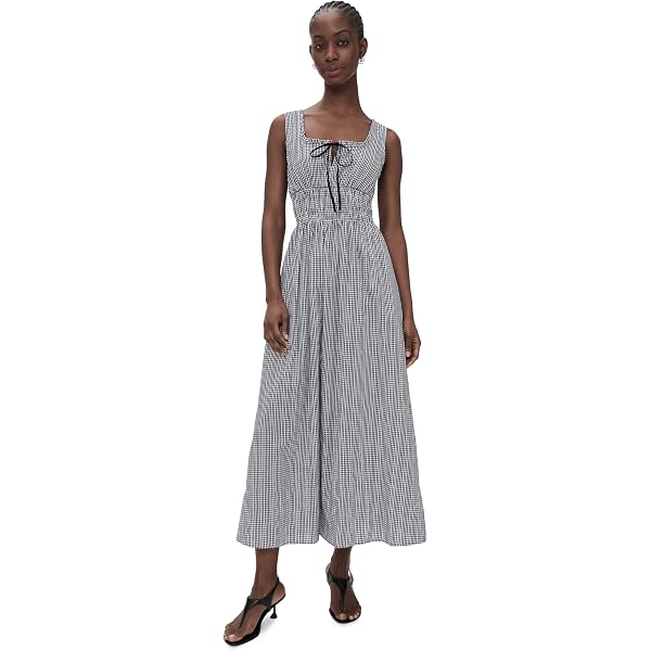 For Love & Lemons Women's Billie Midi Dress, Cream, Off White, M at Amazon  Women's Clothing store