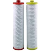 Aquasana Replacement Filter Cartridges (Stages 1 &amp; 3) for OptimH20 Reverse Osmosis Under Sink Water Filter System - Not Compatible with SmartFlow systems - AQ-RO3-R