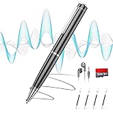 Digital Voice Recorder - Voice Activated Recorder with Noise Reduction for Lectures Meetings Classes, Professional Sound Audi