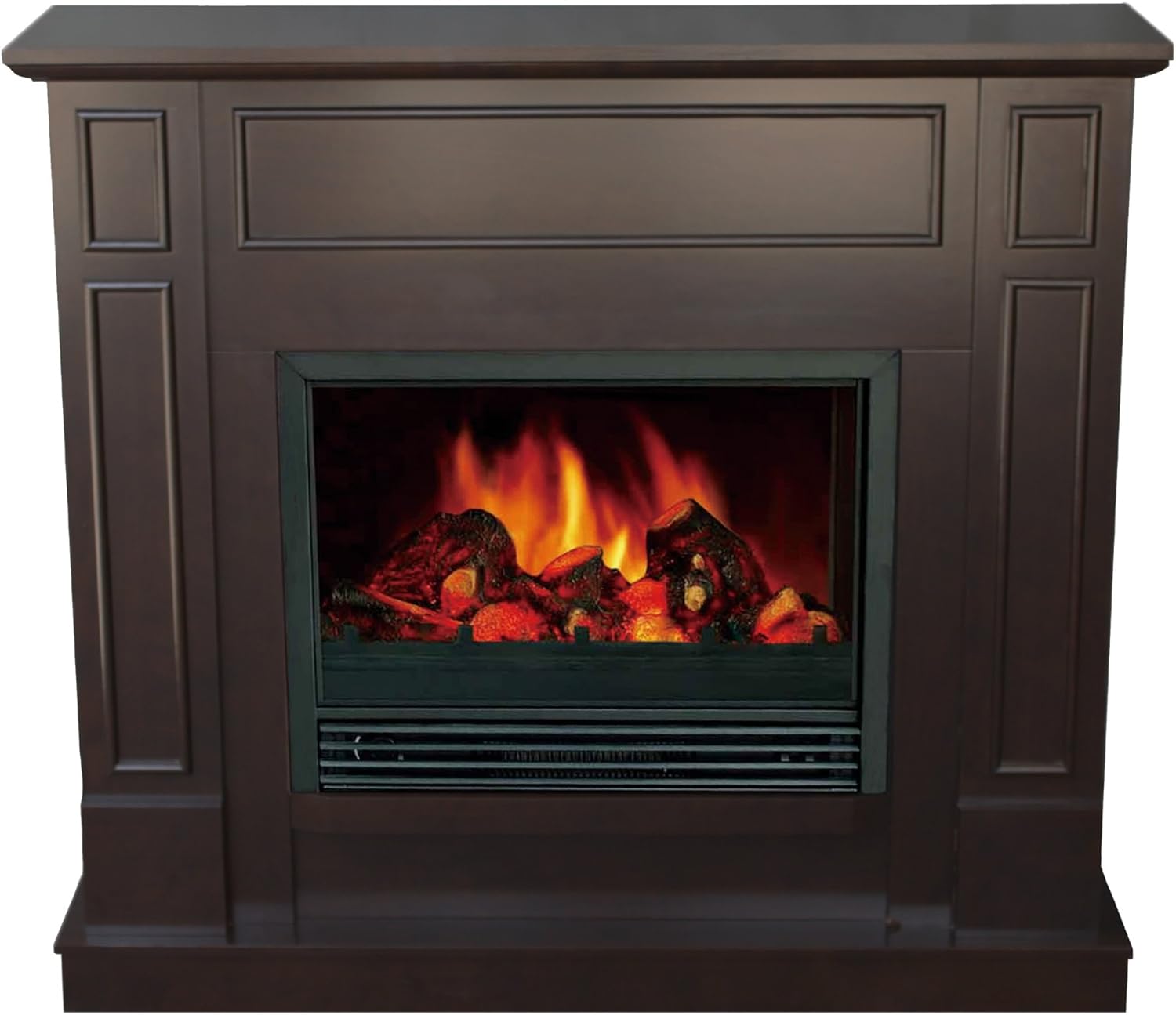 Quality Craft Mm185p 44fdc Electric Fireplace Heater With 44 Inch