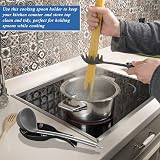 Kyraton Spoon Rest - Food Safe Plastic Utensil Holder for Kitchen view 4