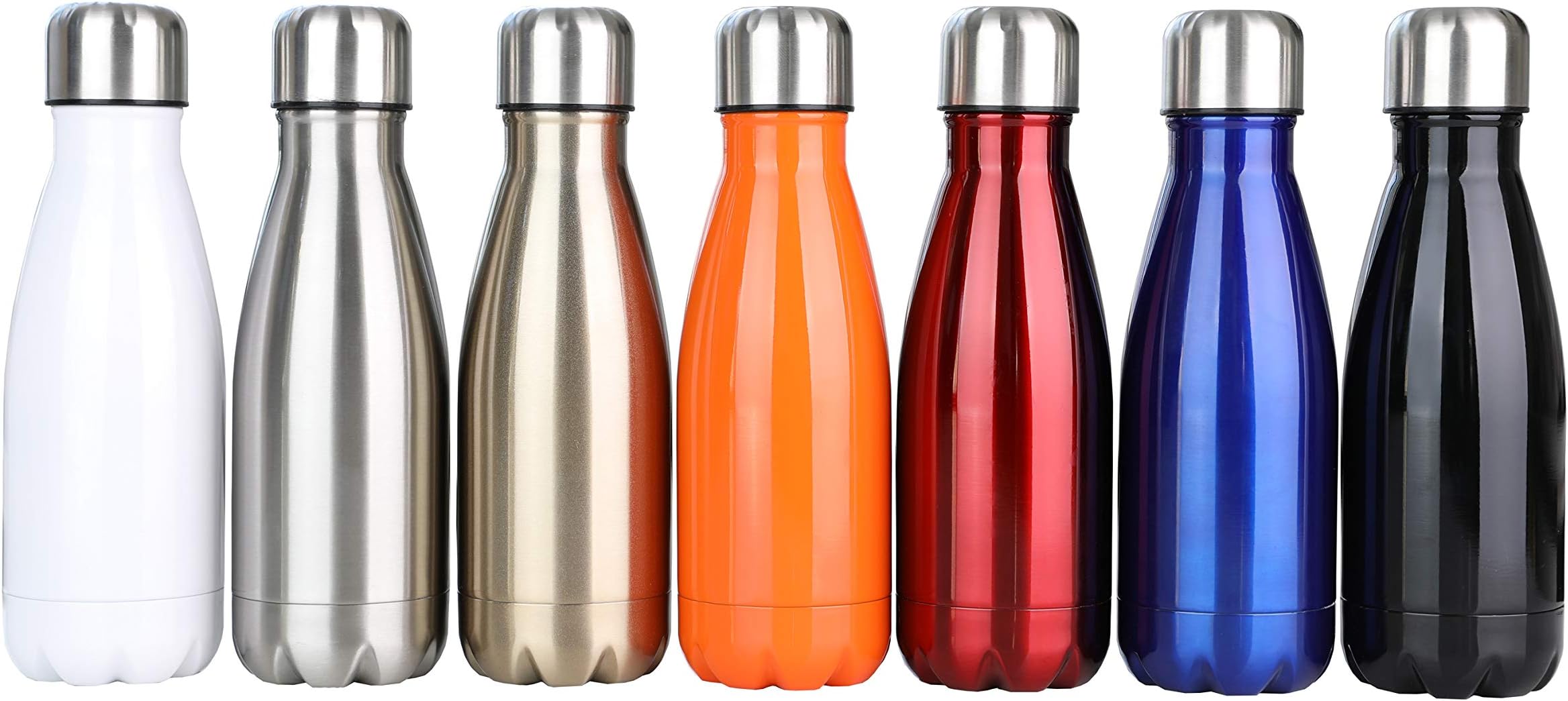 DKASA Stainless Steel Vacuum Insulated Water Bottle,Cola Shaped,Business Convenience,Perfect for Outdoor Sports Camping Hiking Cycling, Keeps Your Drink Hot & Cold,Small Size,9oz