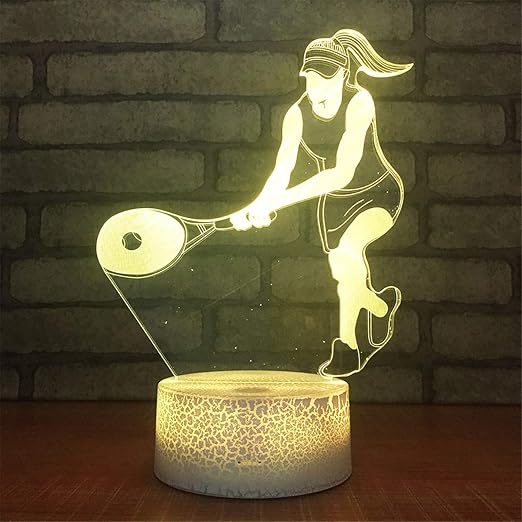 led sculptural touch table lamp