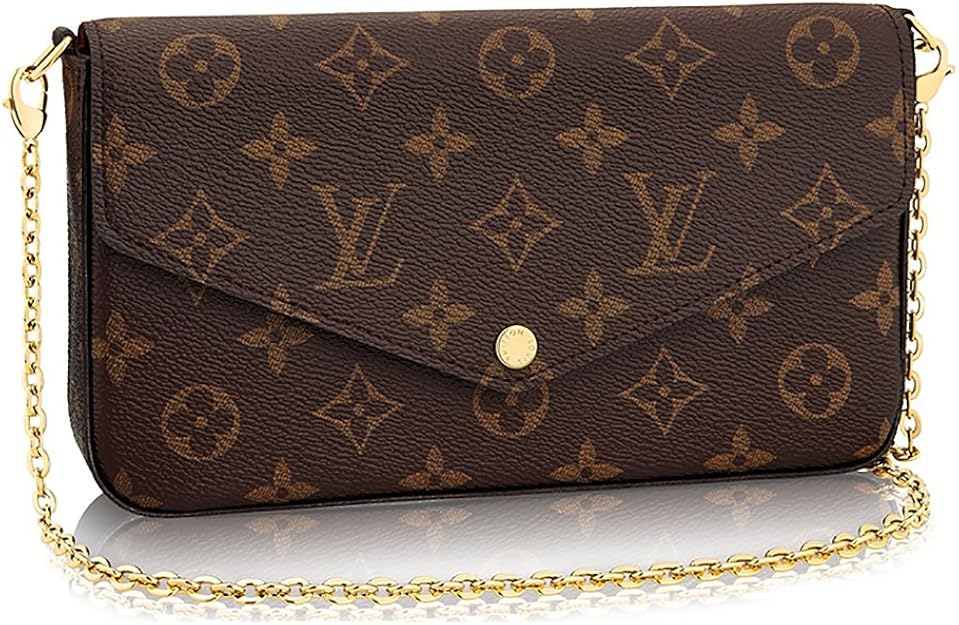 Louis Vuitton Monogram Canvas Pochette Felicie Wallets Handbag Clutch