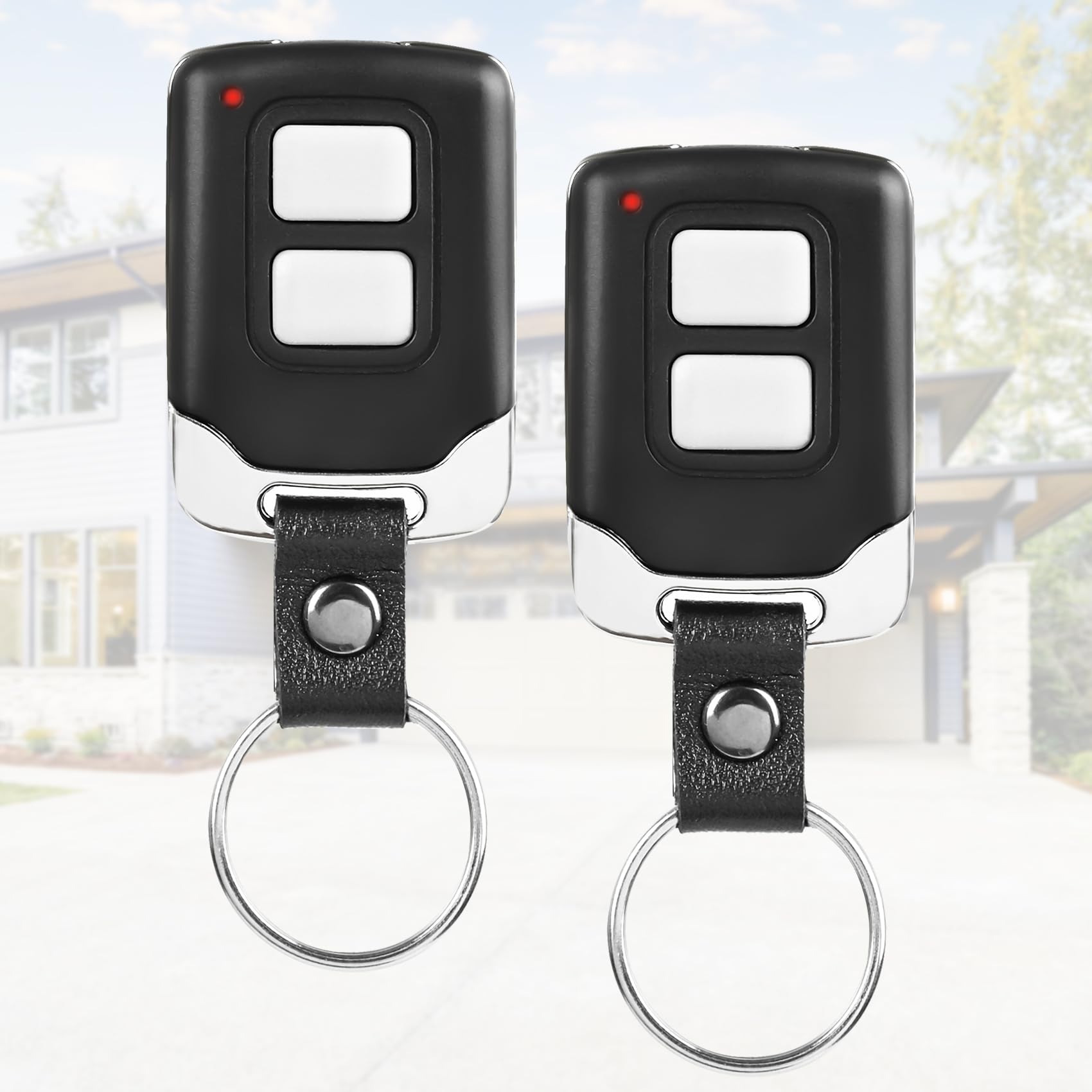 Photo 1 of 2 Garage Door Opener Remote, for LiftMaster Chamberlain Craftsman Garage Door Remote 893LM 893Max 891LM 971LM 973LM 371LM 373LM, Yellow/Purple/Red/Orange/Green Learn Button Garage Door Remote