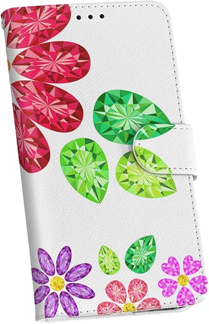 Amazon Co Jp Iphone12 6 1インチ 専用 手帳型ケース Igcas 各キャリア Iphone 12 Iphone12 Pro 共通対応 スマコレ 手帳型 レザー 手帳タイプ 革 スマホケース スマホカバー フラワー 花 宝石 イラスト 赤 家電 カメラ