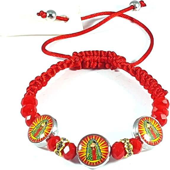 Red Virgin Mary Bracelet Jewelry