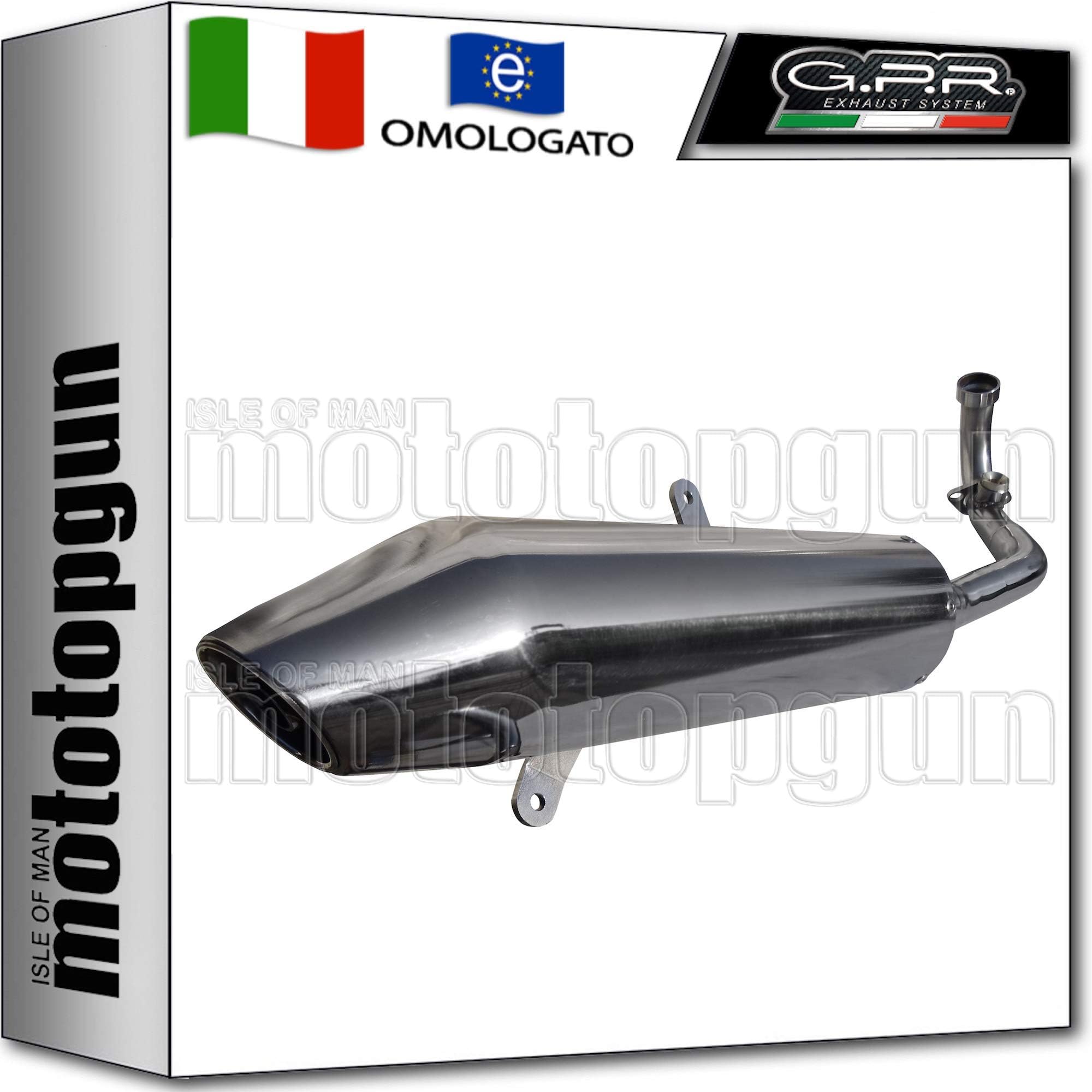GPR complete exhaust HOMCAT VINTALOGY PIAGGIO VESPA GTS 250 IE 2007 07 2008 08