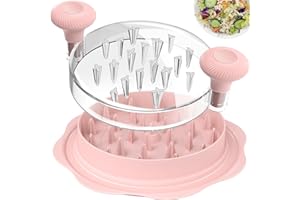 Ukeetap 10" Pro Chicken Shredder Tool Twist Large for Kitchen, BPA-Free Food-Safe Meat Grinder, Visible Chicken Breast Meat S