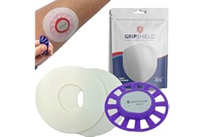 Dexcom G7 GripShield -by Deck My Diabetes. Flexible and Reusable CGM Armor-Protection from Accidental Bumps. (Purple Grape)