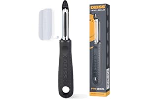 Deiss PRO Premium Swivel Vegetable Peeler - Sharp Stainless Steel Peeler with Easy Non-Slip Hand Grip, Potato Peelers for Kit