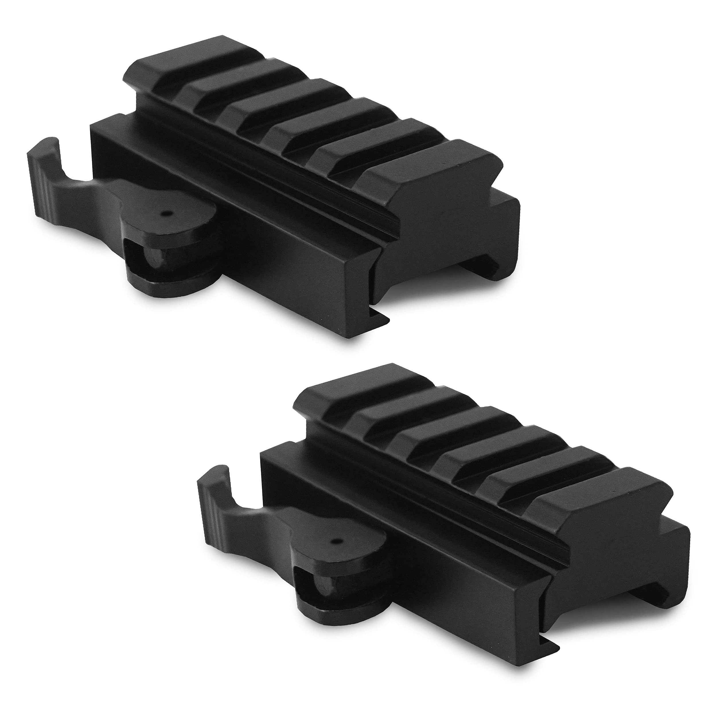 Horizon Airsoft x2 5 Slot Picatinny Weaver Rail Riser Mount Handguard Rail Quick Release 20mm UK