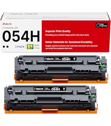 Amazon.com: VIPSIM 054H Toner Cartridge Set Compatible with Canon