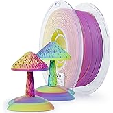 ZIRO PLA Filament Matte, Multicolors 3D Printer Filament, Tri-Colors 3-in-1 Chrome Coextrusion, Magic Visual Effect PLA, Fit Most FDM 3D Printers,1KG/2.2lb Spool, Rosy Cloud (Matte)