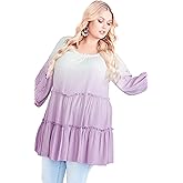 Avenue Women's Tunic-Clover Dip Dye