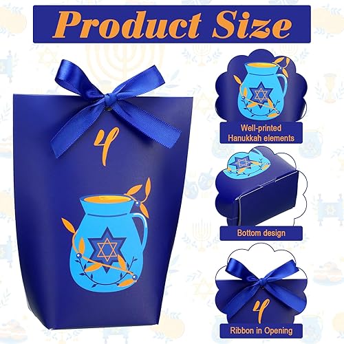 Cholemy Pcs Nightly Hanukkah Gift Bag Set Chanukah Supplies