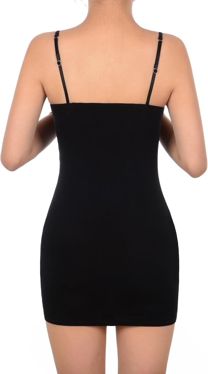 WILLBOND 3 Pieces Women Basic Long Tanks Adjustable Spaghetti Strap Camisole Top at  Women’s Clothing store