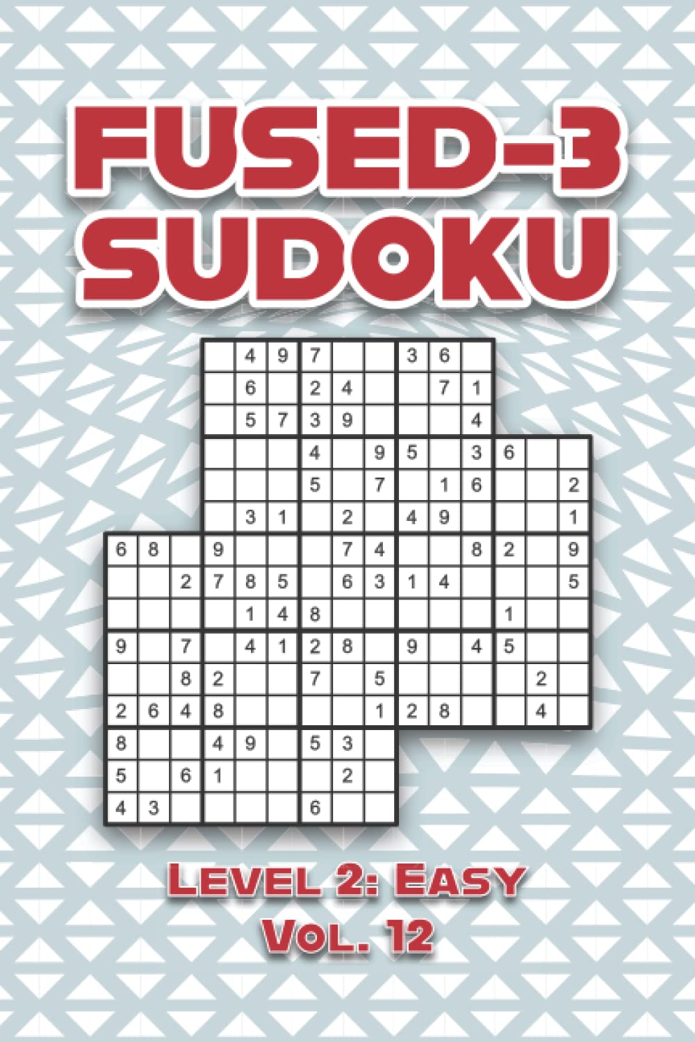 Mua fused 3 sudoku level 2 easy vol 12 three merged 9x9 grids comes