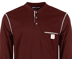BOCOMAL FR Shirts for Men 5.5oz Lightweight Long